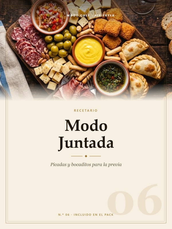 Bono 6: Modo Juntada — picadas y bocaditos